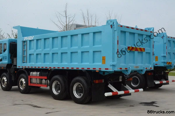 SANY 31T 8X4(12 wheels) 6.8m plug-in hybrid dump truck Body (3) | 86Trucks