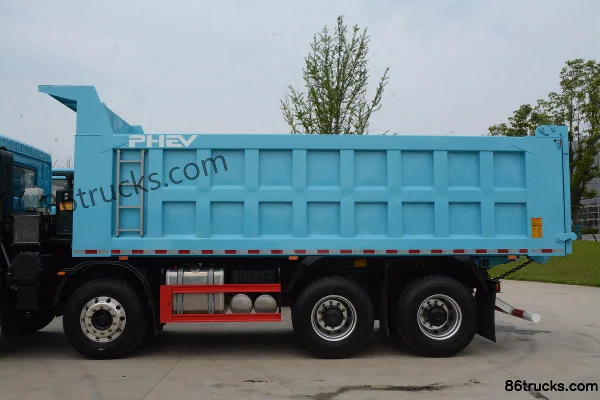 SANY 31T 8X4(12 wheels) 6.8m plug-in hybrid dump truck Body (2) | 86Trucks