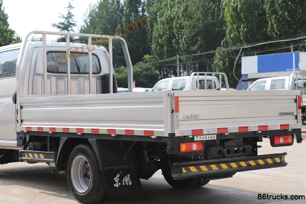 Dongfeng Xiaobawang W17 122 ch 4X2(6 roues) 2,95 m cabine double plateau petit camion Carrosserie (2) | 86Trucks