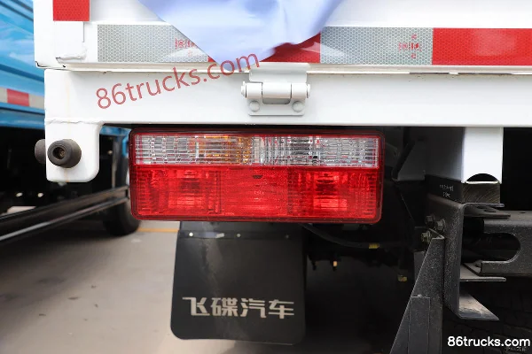 Feidi V3 2.5L Diesel 170 hp 4X2(6 wheels) Changtai 8-speed Air Brake 3.83m Semi-row Flatbed Light Truck Body (3) | 86Trucks