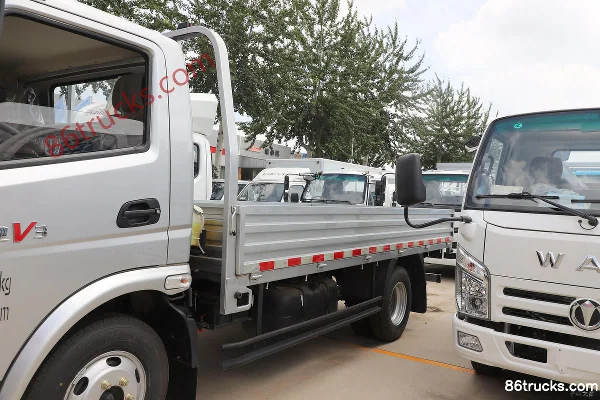 Feidi V3 Series 140hp 4X2(6 wheels) 4.15m Single Row Flatbed Light Truck (6-Speed Gearbox) Body (2) | 86Trucks