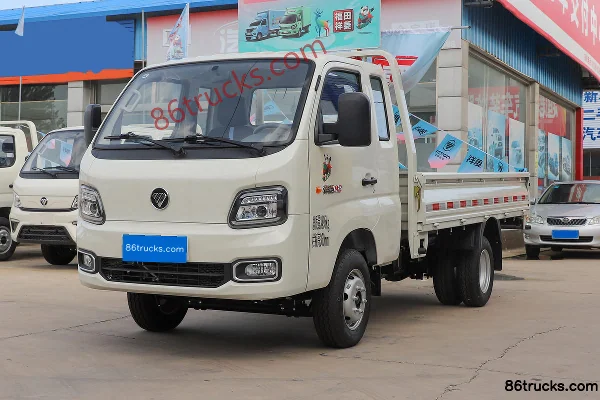 Foton Xiangling M2 Pro Luxury 1.6L 122hp 4X2(6 wheels) Gasoline 3.3m Semi-row Flatbed Mini Truck Exterior (3) | 86Trucks