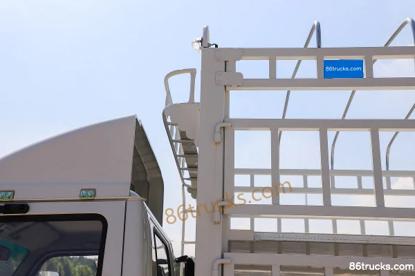 JAC Kangling J3 127hp 4X2(6 wheels) 3.7m single-row cage cargo light truck (China VI) Body (2) | 86Trucks