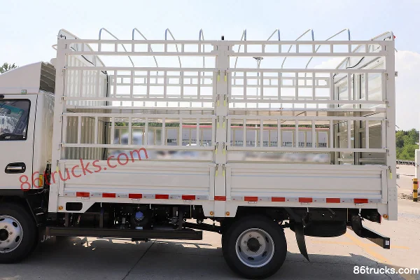 JAC Kangling J3 127hp 4X2(6 wheels) 3.7m single-row cage cargo light truck (China VI) Body (1) | 86Trucks