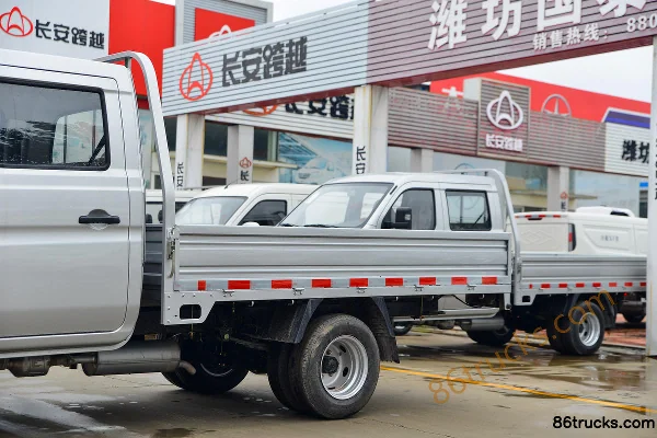 Changan Kuayue King X3 Luxury Edition 1.6L 122 hp 4X2(6 wheels) gasoline 2.55m double-row flatbed mini truck (China VI) Body (1) | 86Trucks