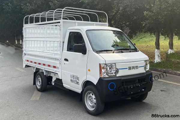 SRM Xinyuan T1LEV 1.6T 2.44m Single-row Pure Electric Grating Micro Truck 16.8kWh 4X2(6 wheels) Exterior