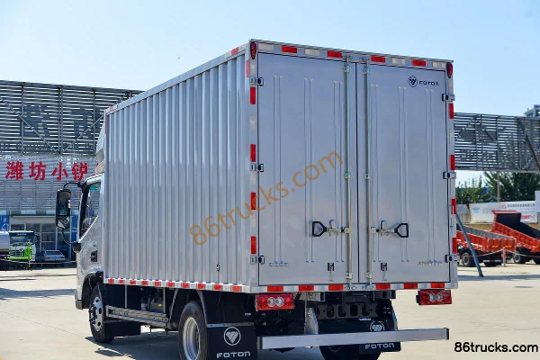 Foton Aoling Supu PRO 160 ch 4X2(6 roues) 4,14 m fourgon à cabine simple Carrosserie (3) | 86Trucks