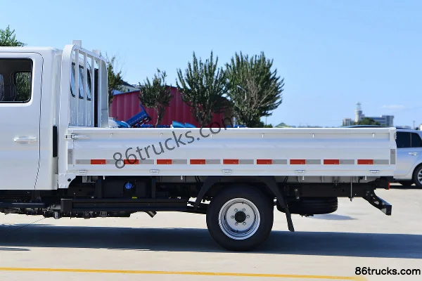 Foton Aoling M Card 132 ch 4X2(6 roues) camion plateau double cabine 3,19 m (frein pneumatique) Carrosserie (2) | 86Trucks