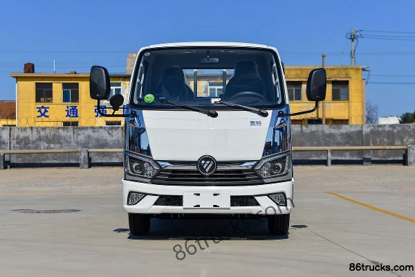 Foton Ollin M Card 122hp 4X2(6 wheels) 3.94m Semi Row Flatbed Mini Truck Exterior (2) | 86Trucks