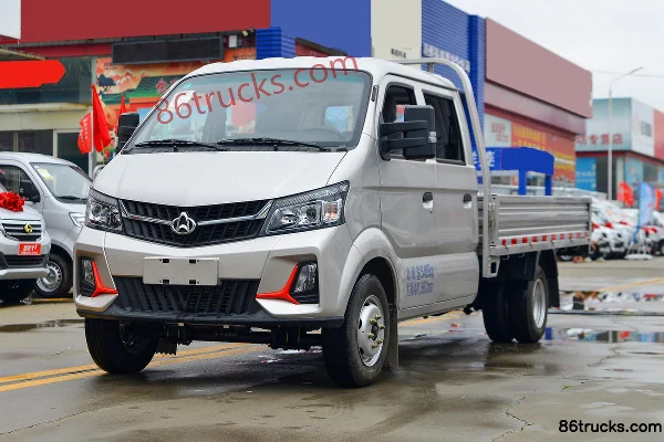 Changan Kuayue King X7 Deluxe 1.6L 122hp 4X2(6 wheels) 2.85m double-row stake truck micro truck Exterior (3) | 86Trucks
