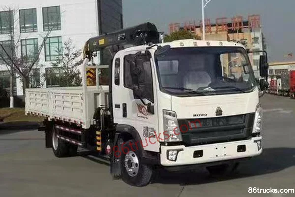 Sinotruk Sinotruk Hanjiang Light Truck truck-mounted crane