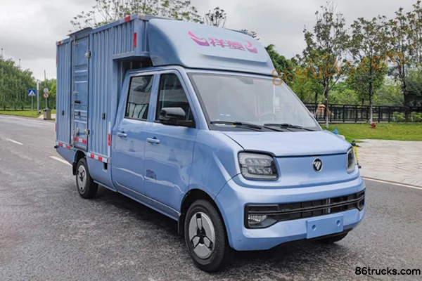 Foton Xiangling Q monocoque luxe 1.6L 120 ch 4X2(6 roues) essence mini camion fourgon double cabine 2,5 m Extérieur (2) | 86Trucks