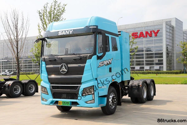 SANY Truck Jiangshan toit haut 6X4(10 roues) tracteur routier électrique pur Extérieur (3) | 86Trucks
