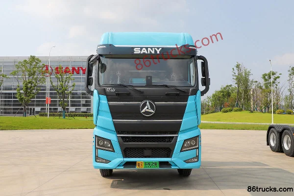 SANY Truck Jiangshan toit haut 6X4(10 roues) tracteur routier électrique pur Extérieur (2) | 86Trucks