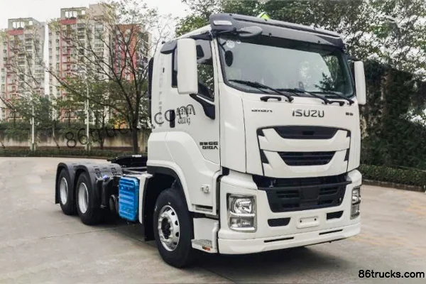 Qingling Isuzu Juka 460 hp 6X4(10 wheels) dangerous goods tractor truck (flat top) (China VI) Exterior (2) | 86Trucks