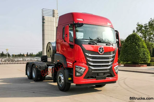 Dayun V7H Heavy Truck 460hp 6X4(10 wheels) LNG Tractor Truck (Hydraulic Retarder) Exterior