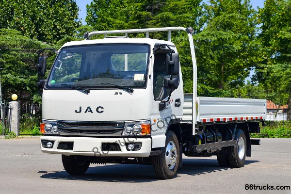 JAC Kangling H5 120hp 4X2(6 wheels) 4.18m single-row flatbed light truck (China VI) Exterior (3) | 86Trucks
