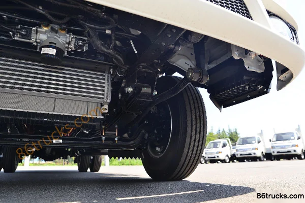 JAC Kangling H5 120hp 4X2(6 wheels) 4.18m single-row flatbed light truck (China VI) Chassis (3) | 86Trucks