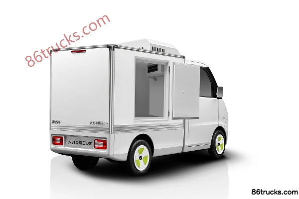 Dali Niumowang D01 Standard 0.9T 1.54m Single Row Pure Electric Refrigerated Truck 9.98kWh 4X2(6 wheels) Cab (1) | 86Trucks