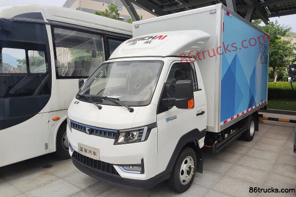 Lanqing Auto Ling ER 3.5T 4m Single Row Pure Electric Van Mini Truck 55.7kWh 4X2(6 wheels) Exterior