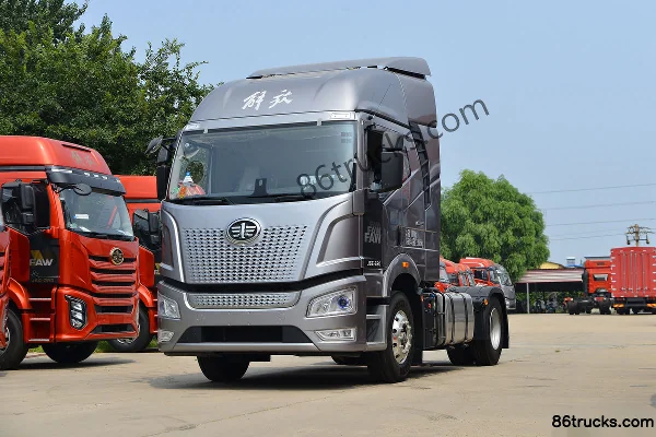 FAW Jiefang J6E Heavy Truck 520ch 4X2(6 roues) AMT automatic tractor Extérieur (3) | 86Trucks