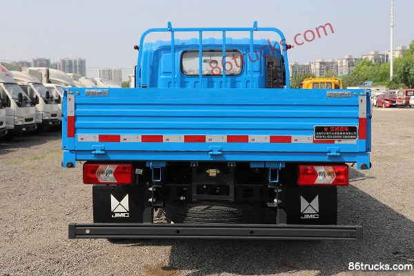 JMC Kaiyun+ Wide Body 2.5L Diesel 156hp 4X2(6 wheels) WLY 6-speed Hydraulic Brake 3.85m Semi-row Flatbed Light Truck (3) | 86Trucks