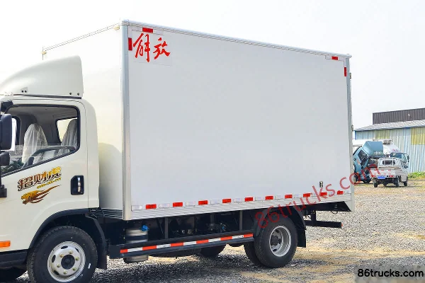 FAW Jiefang Hu VN Lucky Tiger 130hp 4X2(6 wheels) 4.16m Single Row Box Light Truck Body (1) | 86Trucks