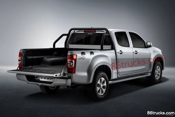 Jiangxi Isuzu Ruimai modèle 2023 2,5 T diesel 143 ch transmission manuelle deux roues motrices pick-up double cabine à châssis long Photos o
