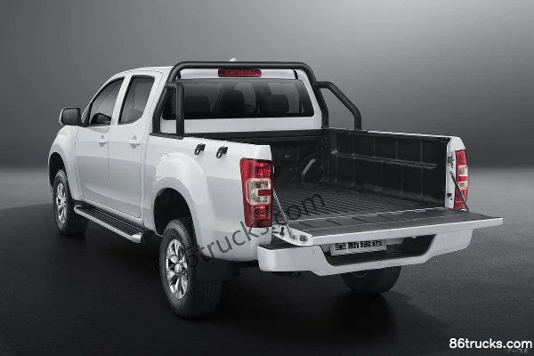 Jiangxi Isuzu Ruimai modèle 2023 2,5 T diesel 143 ch transmission manuelle deux roues motrices pick-up double cabine à châssis long Photos o