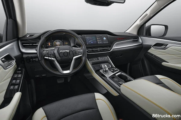 Jiangxi Isuzu D-MAX V-CROSS 2023 Yin Ling 1.9T Diesel 177hp 4WD Automatic Double Row Pickup Chassis (1) | 86Trucks