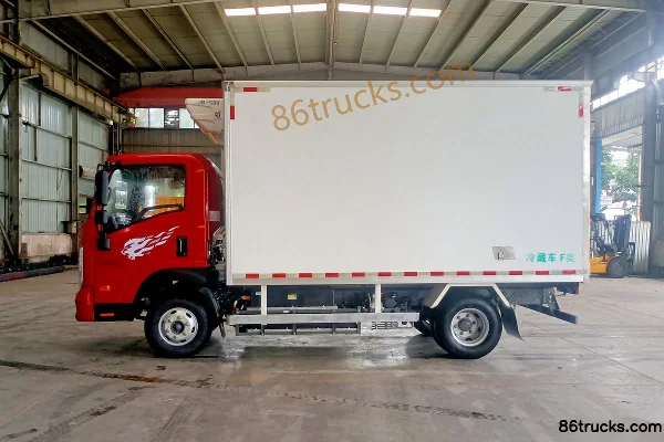 Sinotruk V2 4,5T 4,08 m camion frigorifique 100% électrique 98 kWh 4X2(6 roues) Extérieur (3) | 86Trucks
