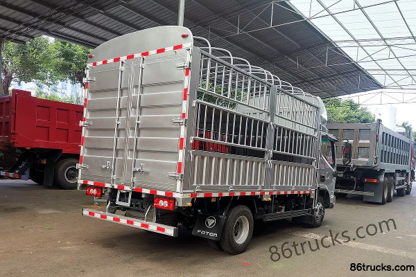 Auman Zhilan HS 4.5T 4.17 m cabine simple hybride rechargeable camion léger à ridelles 14.016 kWh 4X2(6 roues) Extérieur (3) | 86Trucks