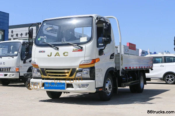 JAC Junling Jinyuanbao 82hp 4X2(6 wheels) 4.13m single-row flatbed truck (China VI) Exterior (3) | 86Trucks