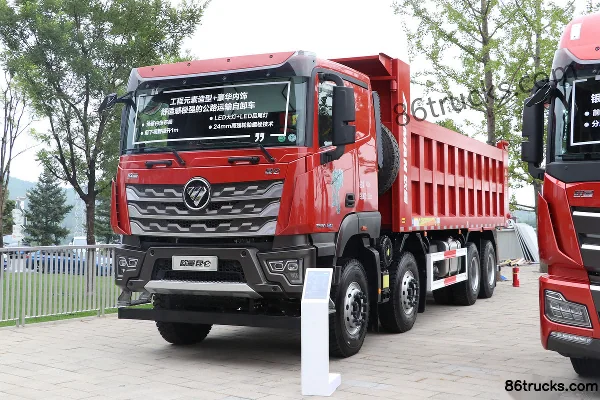 Foton Auman Kunlun Reinforced 530 hp 8X4(12 wheels) 8.6m LNG Dump Truck Exterior (3) | 86Trucks