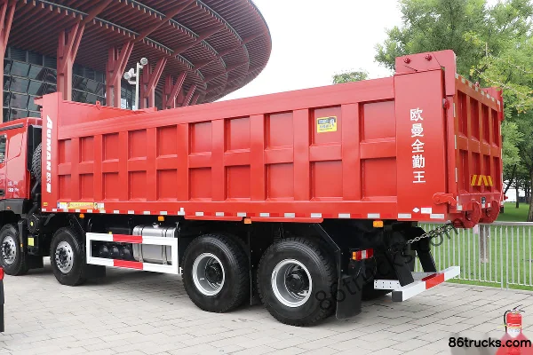 Foton Auman Kunlun Reinforced 530 hp 8X4(12 wheels) 8.6m LNG Dump Truck Body (3) | 86Trucks