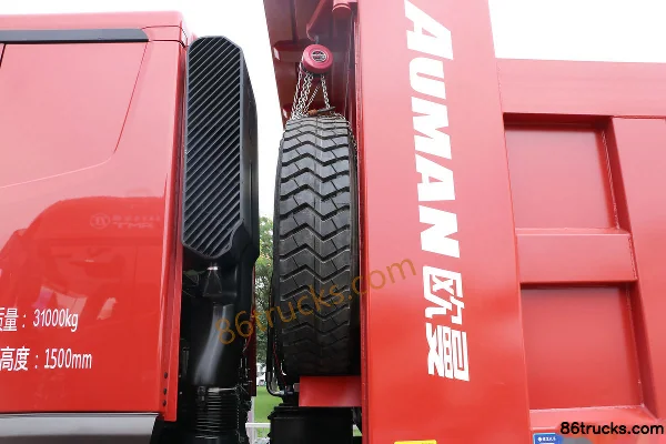 Foton Auman Kunlun Reinforced 530 hp 8X4(12 wheels) 8.6m LNG Dump Truck Body (1) | 86Trucks
