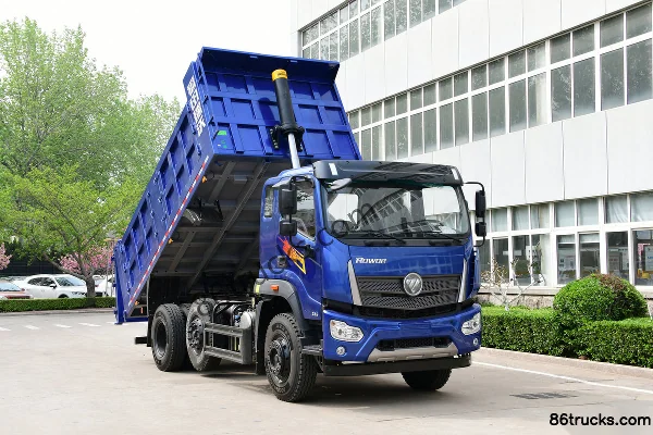 Foton Jingangpao 245 hp 6X2(8 wheels) 4.05m dump truck (suspension axle) Chassis (1) | 86Trucks