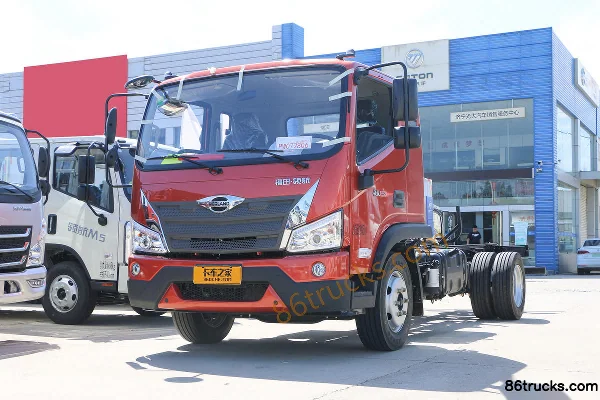 Foton Times Pilot ES5 170 hp 4X2(6 wheels) 5.8m half-row flatbed cargo truck (China VI) Exterior (3) | 86Trucks