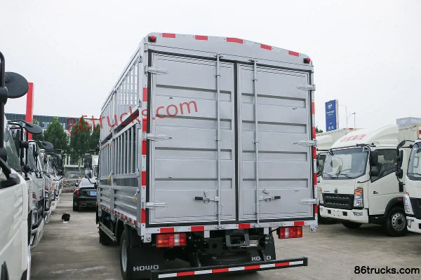 Sinotruk HOWO Hanjiang 160 hp 4X2(6 wheels) 4.15 m single-row stake truck (China VI) (WLY 6-speed) Body (1) | 86Trucks