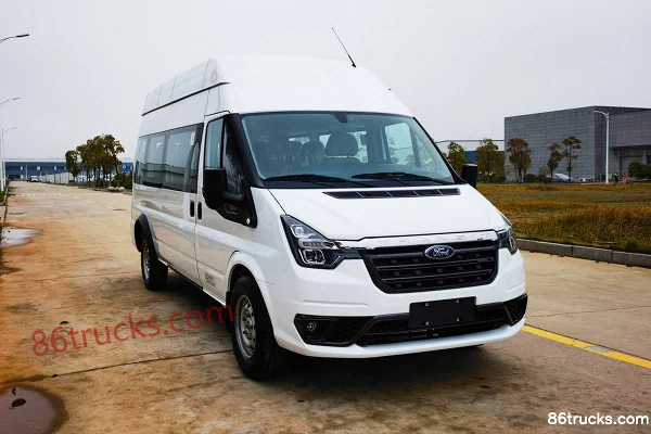 JMC Transit EV 4.3T 5.998m Electric Long Wheelbase Light Bus (Medium Roof) 85.9kWh Exterior