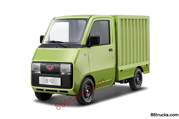Wuling E10 Comfort 0.8T 1.603m single-row pure electric van mini truck 9kWh 4X2(6 roues) Extérieur (3) | 86Trucks