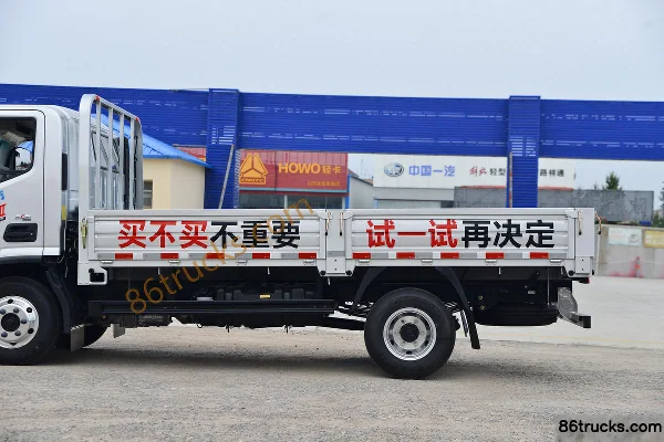 Foton Yutu III 158hp 4X2(6 wheels) 4.17m AMT Automatic Single Row Flatbed Light-Duty Truck Body (2) | 86Trucks