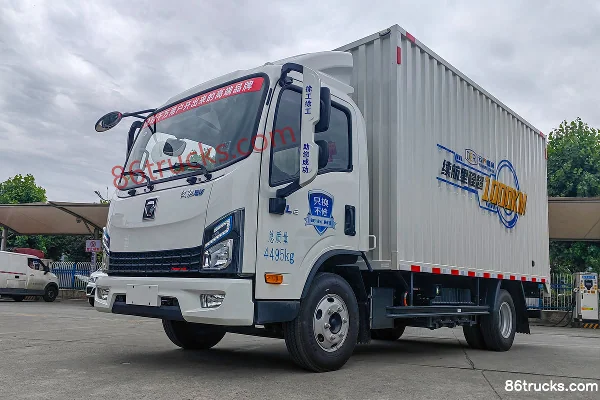 XCMG Hanchi Twin Star 4.5T 4.18m single-row plug-in hybrid box truck 4X2(6 roues) Extérieur (2) | 86Trucks