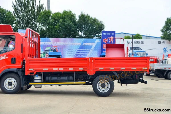 FAW Jiefang J6F 160 hp 4X2(6 wheels) 4.2m Single Row Flatbed Light Truck (China VI) Body (2) | 86Trucks