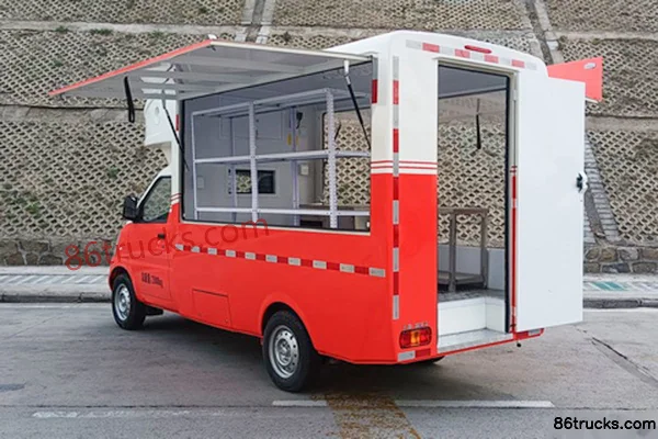 Wuling Rongguang Xiaoka version allongée 1,5L 102 ch 4X2(6 roues) essence 2,865 m cabine simple camion de vente (pneu arrière simple) (1)