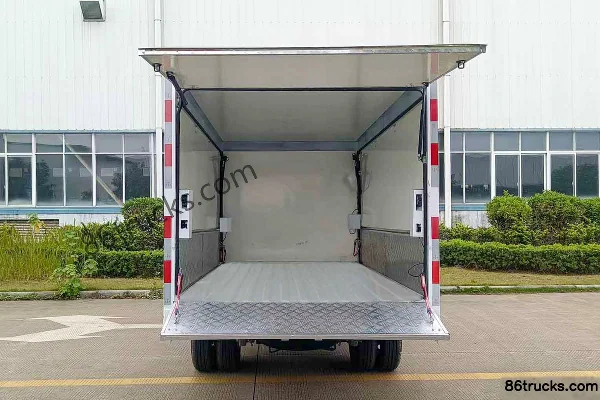 Wuling Rongguang Xinka version allongée 2L 136 ch 4X2(6 roues) essence 3,279 m cabine simple micro-camion à hayon élévateur (1) | 86Trucks