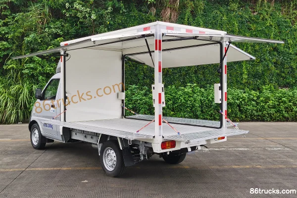 Wuling Rongguang Xiaoka version allongée 1,5L 102 ch 4X2(6 roues) essence 2,835 m cabine simple micro-camion à hayon élévateur (2) | 86Truck