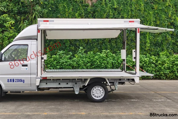 Wuling Rongguang Xiaoka version allongée 1,5L 102 ch 4X2(6 roues) essence 2,835 m cabine simple micro-camion à hayon élévateur (1) | 86Truck