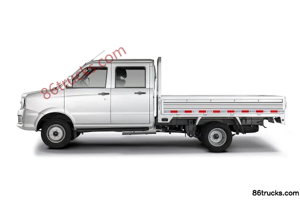 Chenggong Horn Horse Basic 1.6L 122hp 4X2(6 wheels) Gasoline 2.555m Double Row Flatbed Mini Truck Exterior (3) | 86Trucks