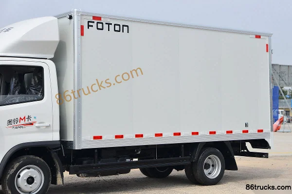 Foton Aoling M Card 2.0L 144 ch 4X2(6 roues) essence 4.17 m cabine simple fourgonnette (frein hydraulique) Carrosserie (2) | 86Trucks